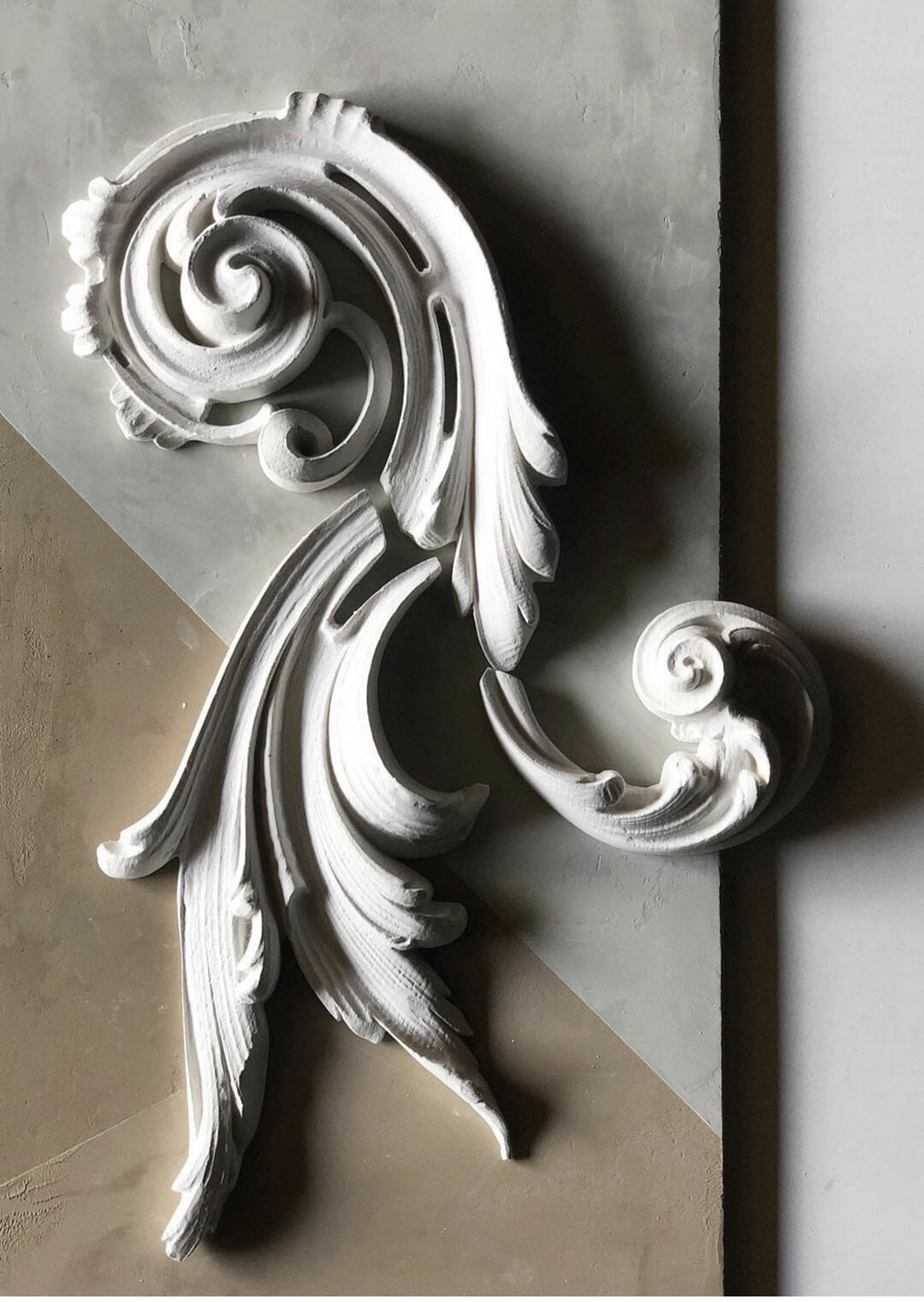image of plaster finial