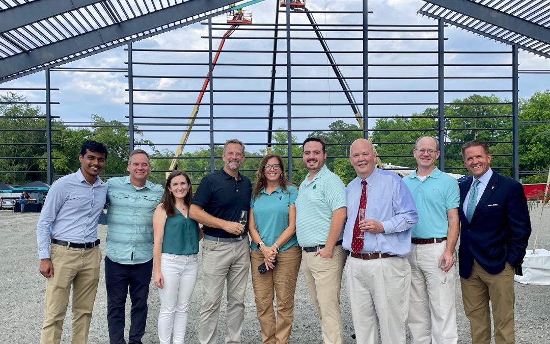 Coastal Carolina University Celebrates Topping Out at Indoor Practice Facility